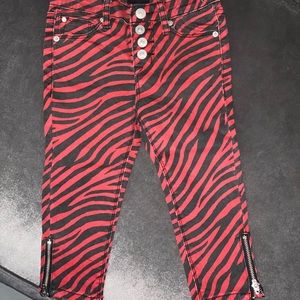 NWT Hudson Zebra Print Jeans